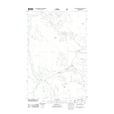 2011 Map of Kenelty Mountain, 2011 Print