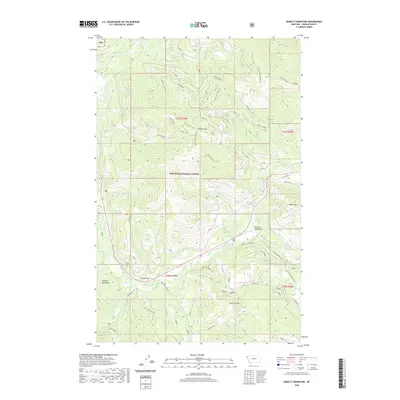 2020 Map of Kenelty Mountain, 2020 Print