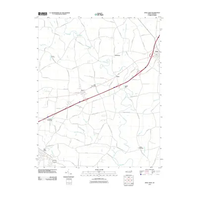 2010 Map of Kenly West, 2010 Print
