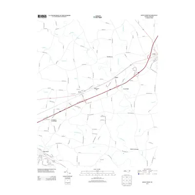 2013 Map of Kenly West, 2013 Print
