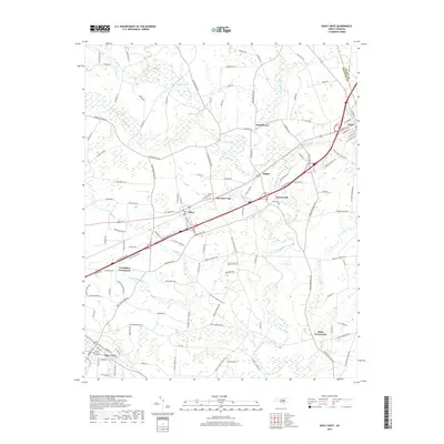 2019 Map of Kenly West, 2019 Print