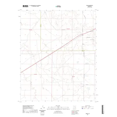 2023 Map of Kenna, 2023 Print