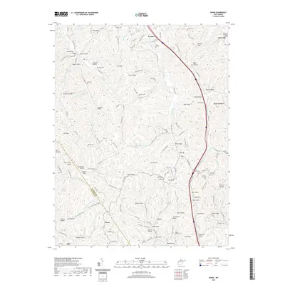 2019 Map of Kenna, 2019 Print
