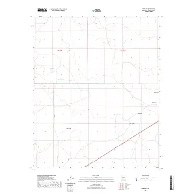 2020 Map of Kenna SW, 2020 Print