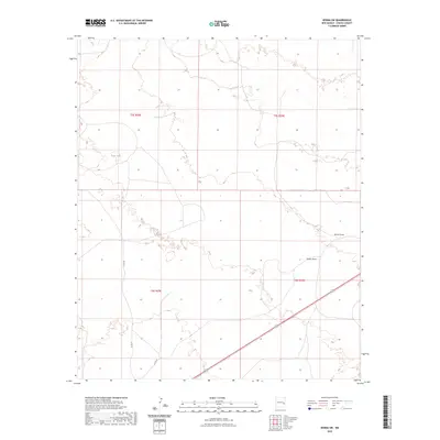 2023 Map of Kenna SW, 2023 Print