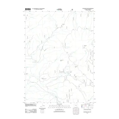 2012 Map of Kennaday Peak, 2012 Print