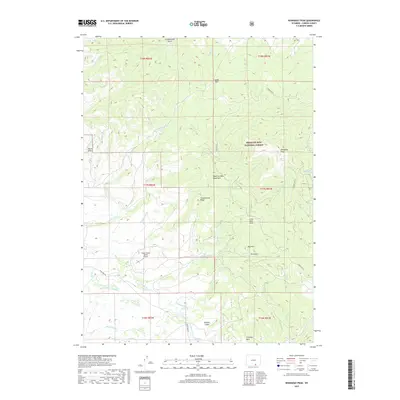 2017 Map of Kennaday Peak, 2017 Print