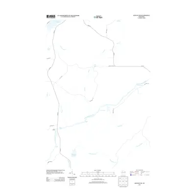 2013 Map of Kennan NW, 2013 Print