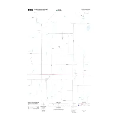 2013 Map of Kennan, 2013 Print