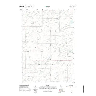 2018 Map of Kennan, 2018 Print