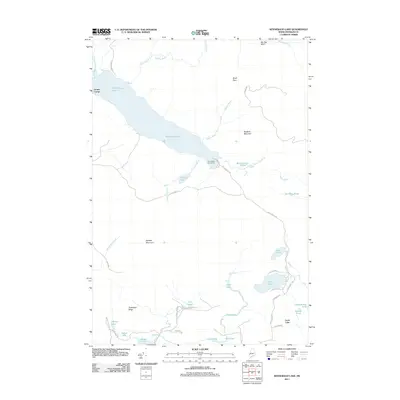 2011 Map of Kennebago Lake, 2011 Print