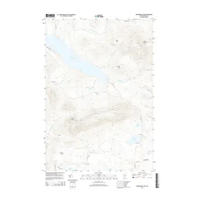 2014 Map of Kennebago Lake, 2014 Print