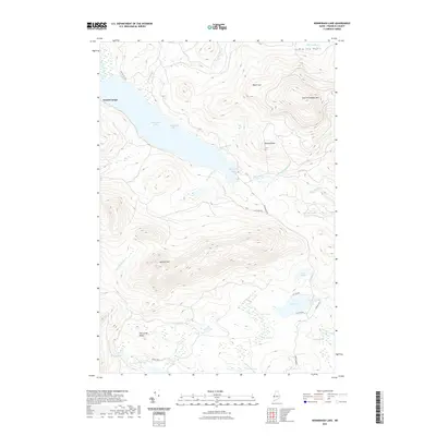 2021 Map of Kennebago Lake, 2021 Print