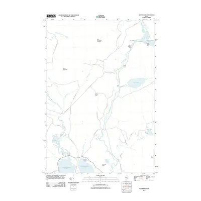 2011 Map of Kennebago, 2011 Print