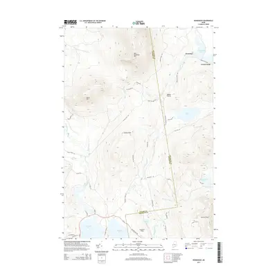 2014 Map of Kennebago, 2014 Print