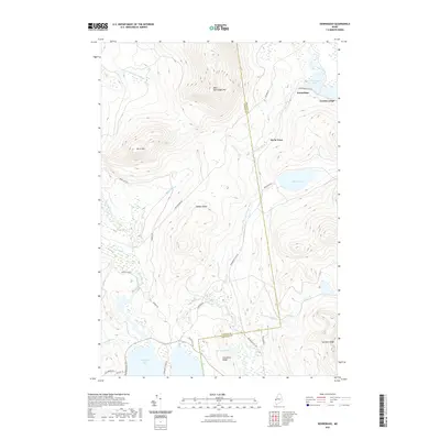 2021 Map of Kennebago, 2021 Print