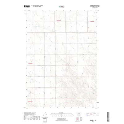 2017 Map of Kennebec SE, 2017 Print
