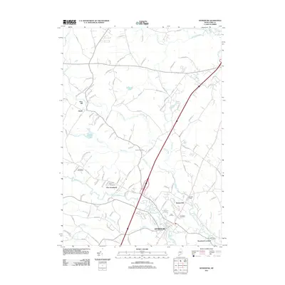 2011 Map of Kennebunk, 2011 Print
