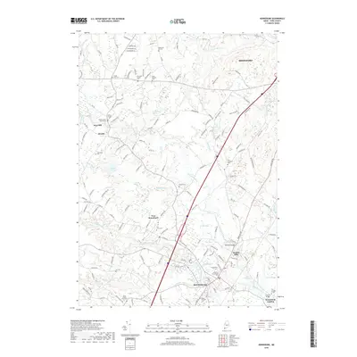 2018 Map of Kennebunk, 2018 Print