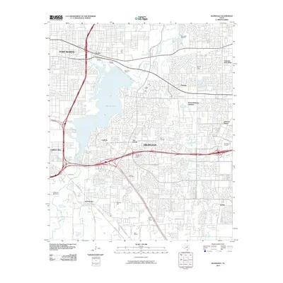 2010 Map of Kennedale, 2010 Print
