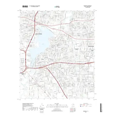 2019 Map of Kennedale, 2019 Print