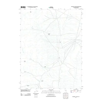2011 Map of Kennedy Canyon, 2011 Print