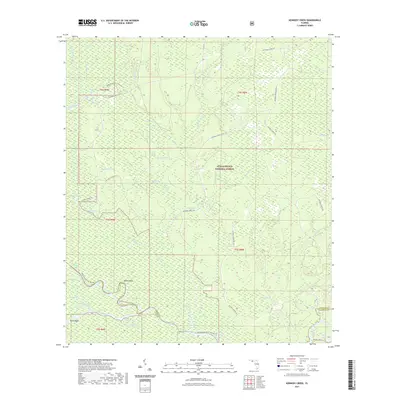 2021 Map of Kennedy Creek, 2021 Print