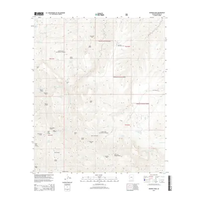 2014 Map of Kennedy Peak, 2014 Print