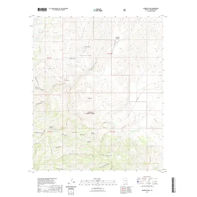 2021 Map of Kennedy Peak, 2021 Print