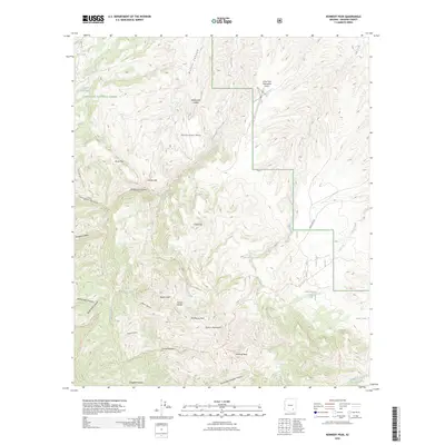 2026 Map of Kennedy Peak, 2026 Print