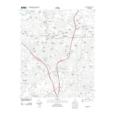 2011 Map of Kennesaw, 2011 Print
