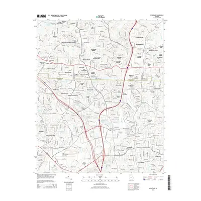 2014 Map of Kennesaw, 2014 Print