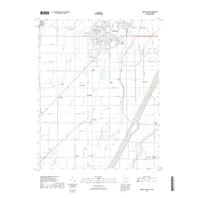 2017 Map of Kennett South, 2017 Print