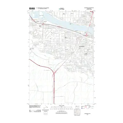 2011 Map of Kennewick, 2011 Print