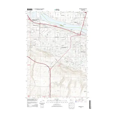 2013 Map of Kennewick, 2013 Print
