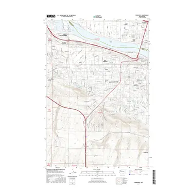 2017 Map of Kennewick, 2017 Print
