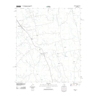 2010 Map of Kenney, 2010 Print
