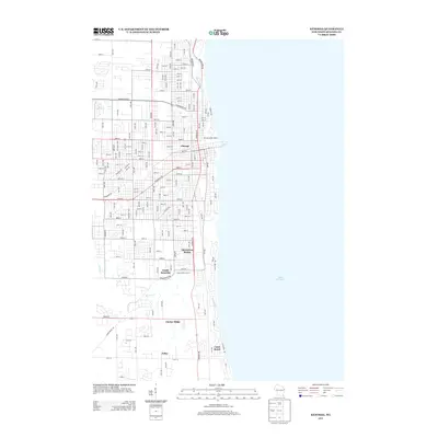 2013 Map of Kenosha, 2013 Print