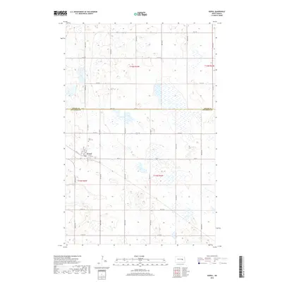 2018 Map of Kensal, 2018 Print