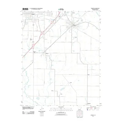 2011 Map of Kensett, 2011 Print