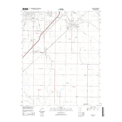 2014 Map of Kensett, 2014 Print