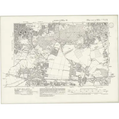 1931 Map of Kent II.SW & SE, 1939 Print