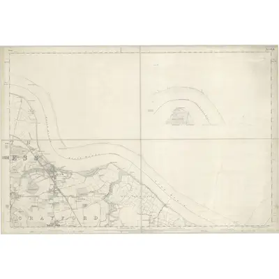 1863 Map of Kent III (inset IIIa), 1869 Print