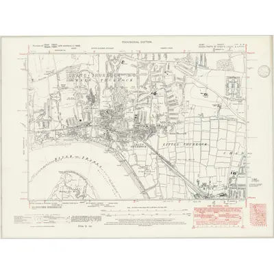 1938 Map of Kent IIIA.SW, 1946 Print