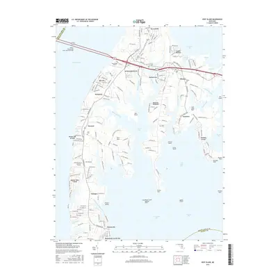 2016 Map of Kent Island, 2016 Print