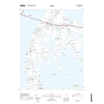 2019 Map of Kent Island, 2019 Print
