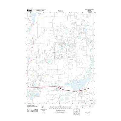 2011 Map of Kent Lake, 2011 Print