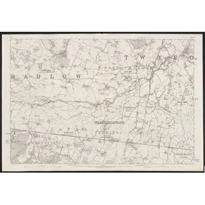 1868 Map of Kent LI, 1872 Print