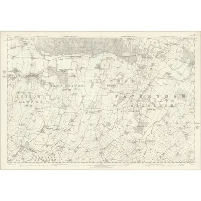 1866 Map of Kent LIII, 1875 Print
