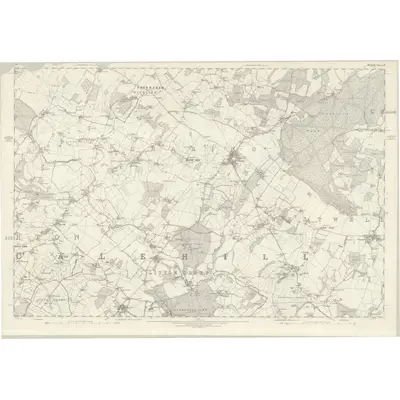1871 Map of Kent LIV, 1876 Print